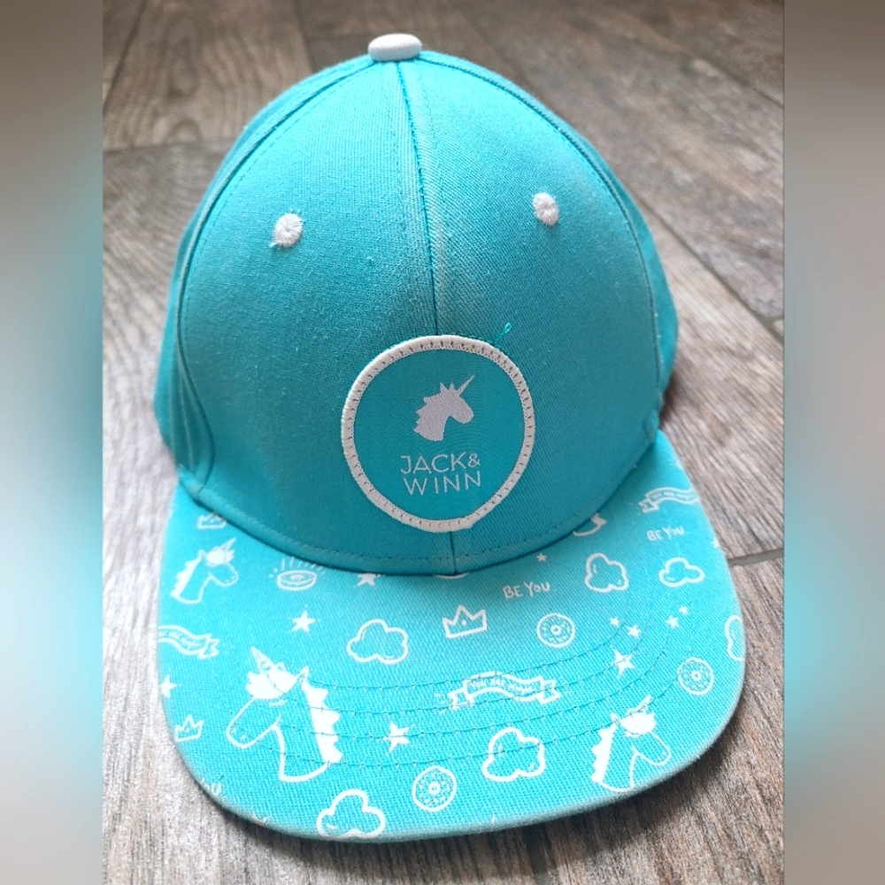 Jack & Winn Turquoise Unicorn Hat